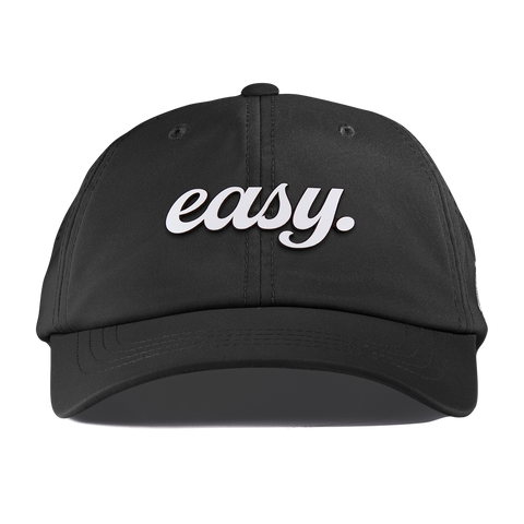 Easy Script Performance Dad Hat Black
