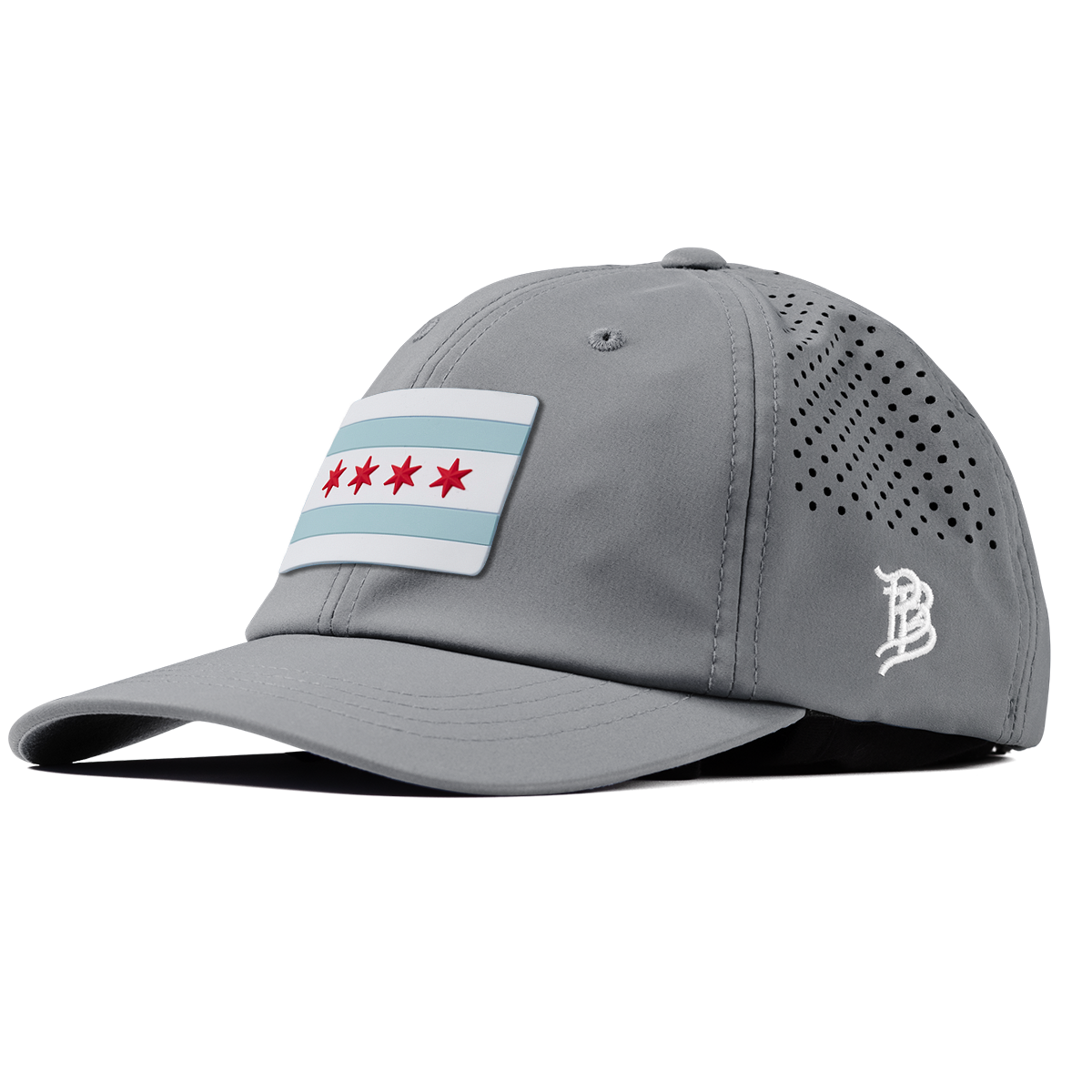 Chicago Flag Performance Dad Hat Slate