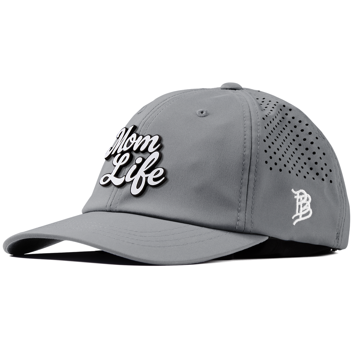 Mom Life Script Performance Dad Hat Slate