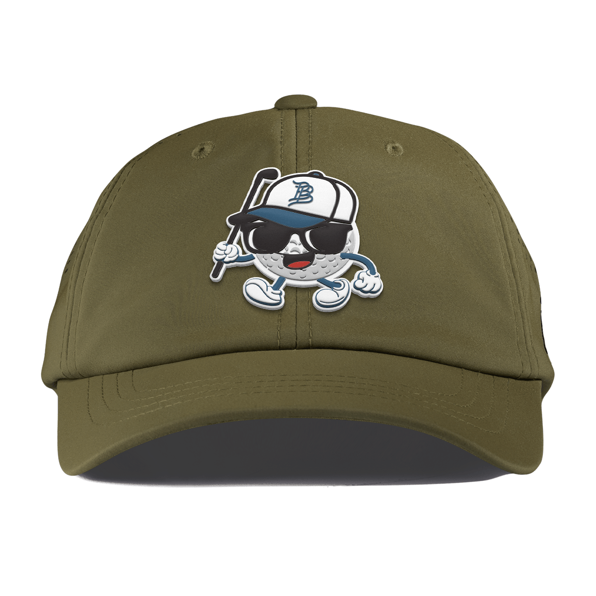 Bump 'n Run Performance Dad Hat Loden
