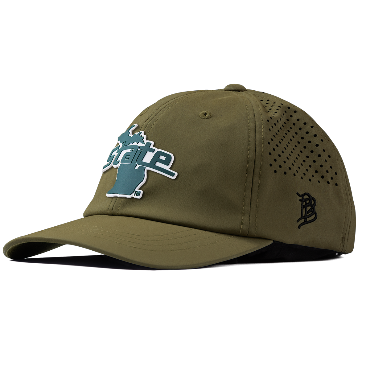 Michigan State University "Michigan State Outline" Performance Dad Hat Loden