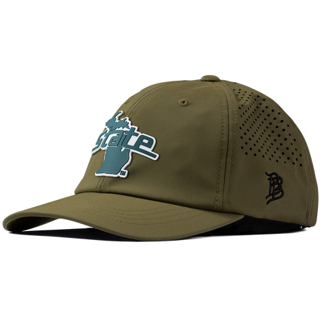 Michigan State University "Michigan State Outline" Performance Dad Hat Loden
