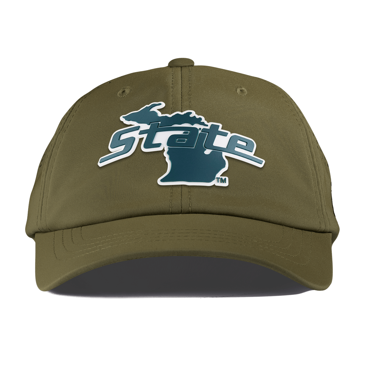 Michigan State University "Michigan State Outline" Performance Dad Hat Loden