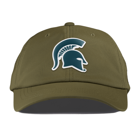 Michigan State University "Michigan State Spartan" Performance Dad Hat Loden