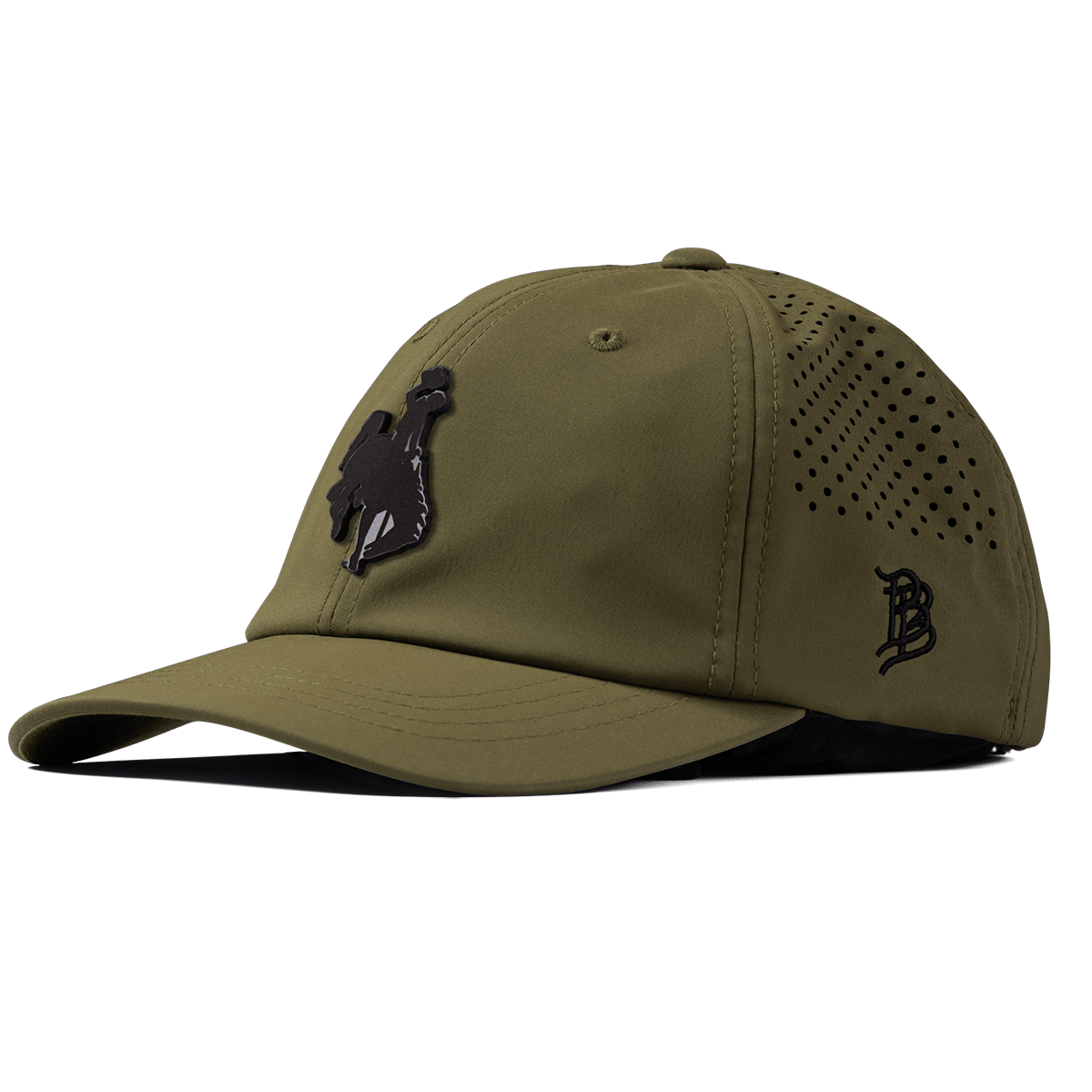 University of Wyoming "Midnight Wyoming Cowboy" Performance Dad Hat Loden