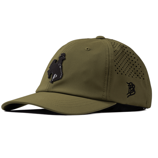 University of Wyoming "Midnight Wyoming Cowboy" Performance Dad Hat Loden
