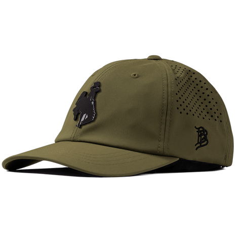 University of Wyoming "Midnight Wyoming Cowboy" Performance Dad Hat Loden
