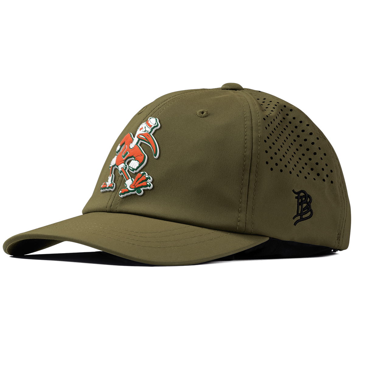 University of Miami "Sebastian the Ibis" Performance Dad Hat Loden