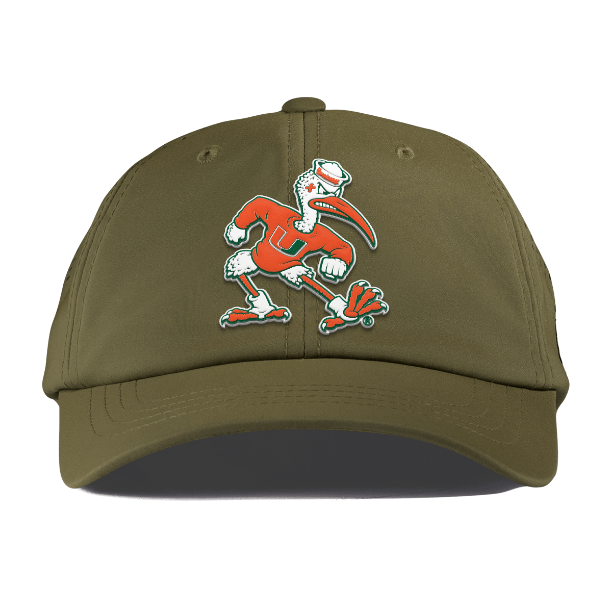 University of Miami "Sebastian the Ibis" Performance Dad Hat Loden
