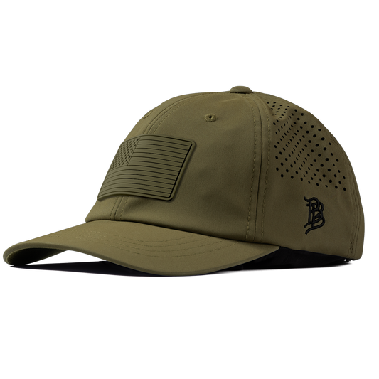 Old Glory Stealth Performance Dad Hat Loden