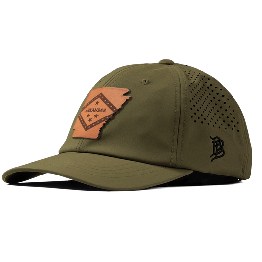 Arkansas 25 Performance Dad Hat Loden