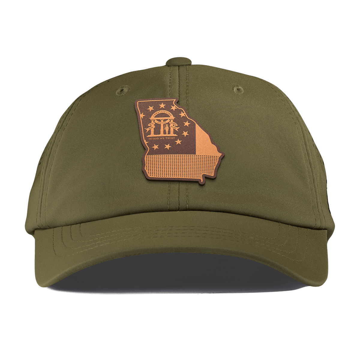 Georgia 4 Performance Dad Hat Loden