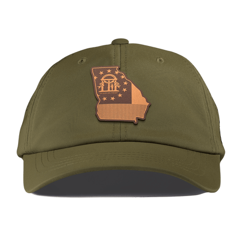 Georgia 4 Performance Dad Hat Loden