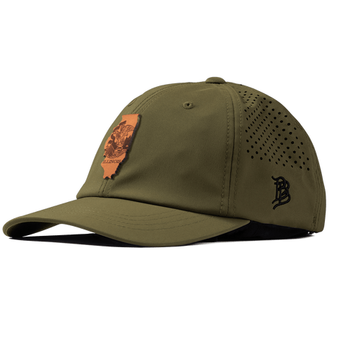 Illinois 21 Performance Dad Hat Loden