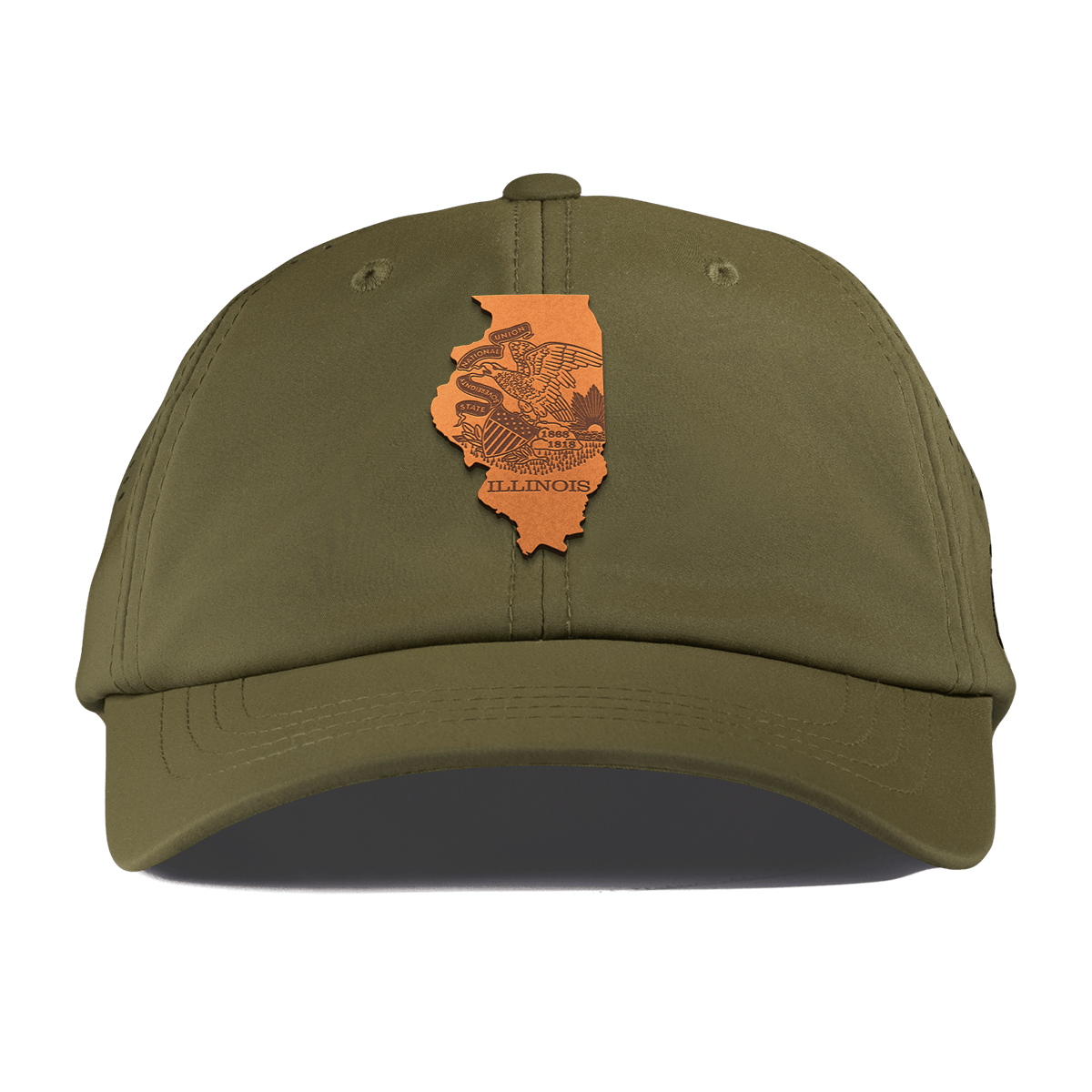 Illinois 21 Performance Dad Hat Loden