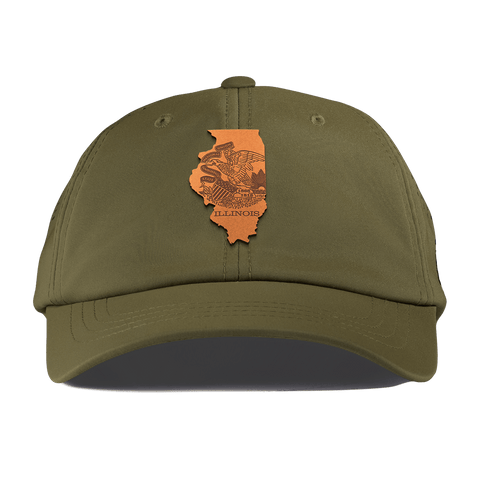Illinois 21 Performance Dad Hat Loden