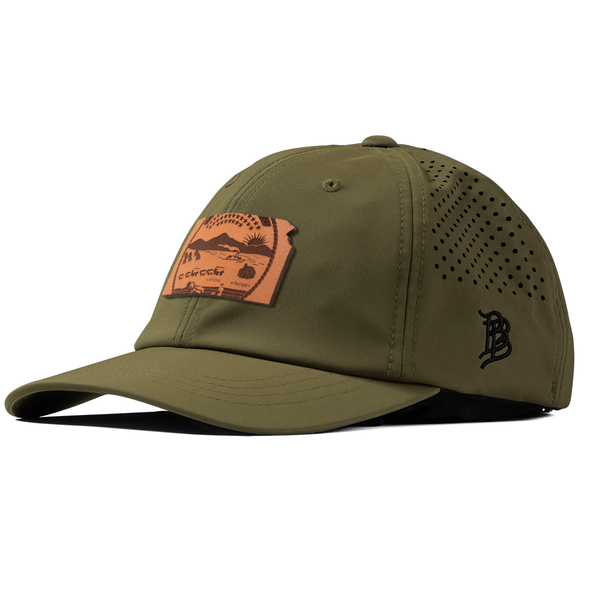 Kansas 34 Performance Dad Hat Loden