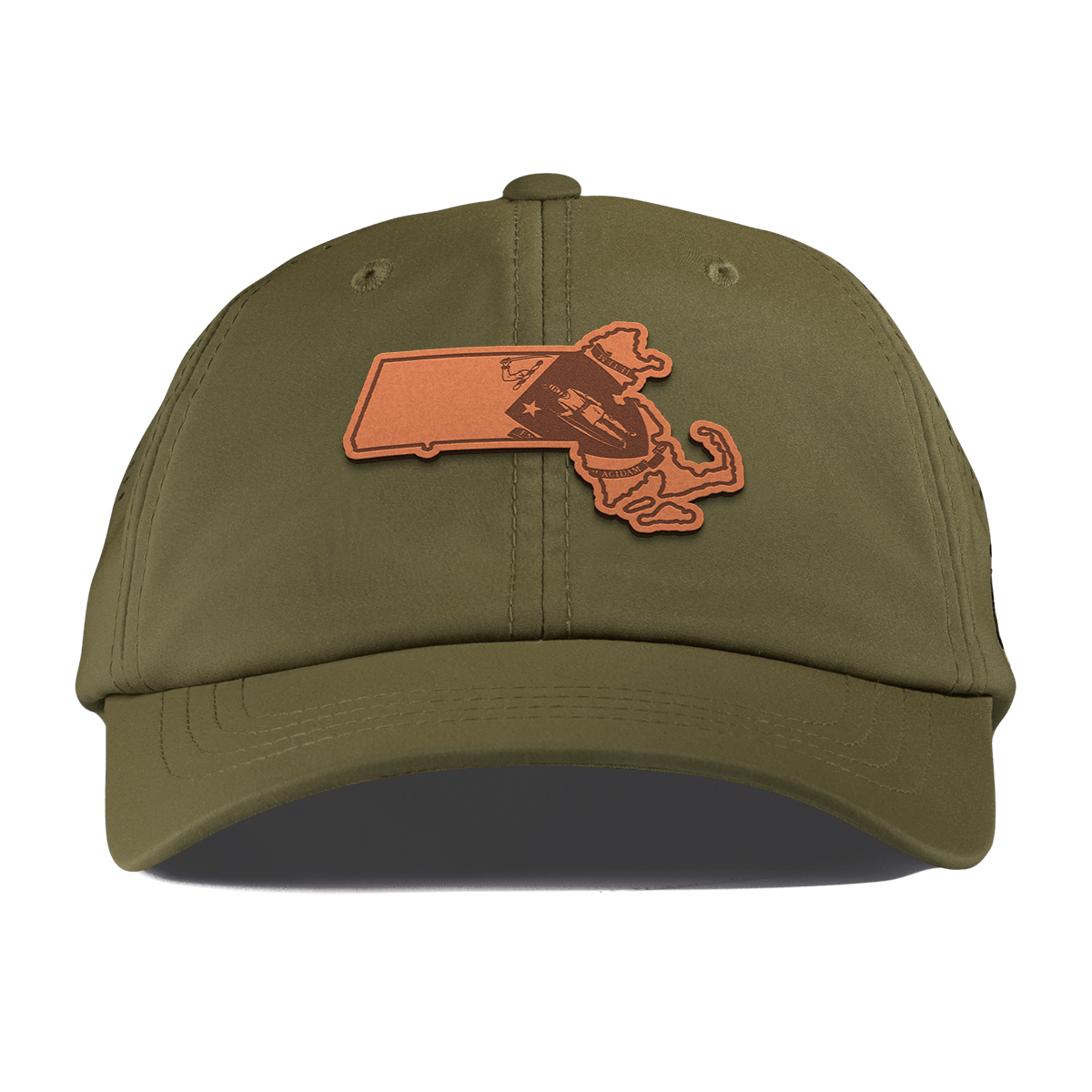 Massachusetts 6 Performance Dad Hat Loden