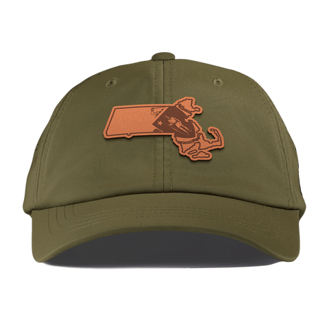 Massachusetts 6 Performance Dad Hat Loden