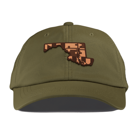 Maryland 7 Performance Dad Hat Loden