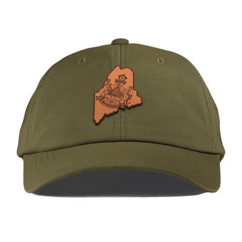 Maine 23 Performance Dad Hat Loden