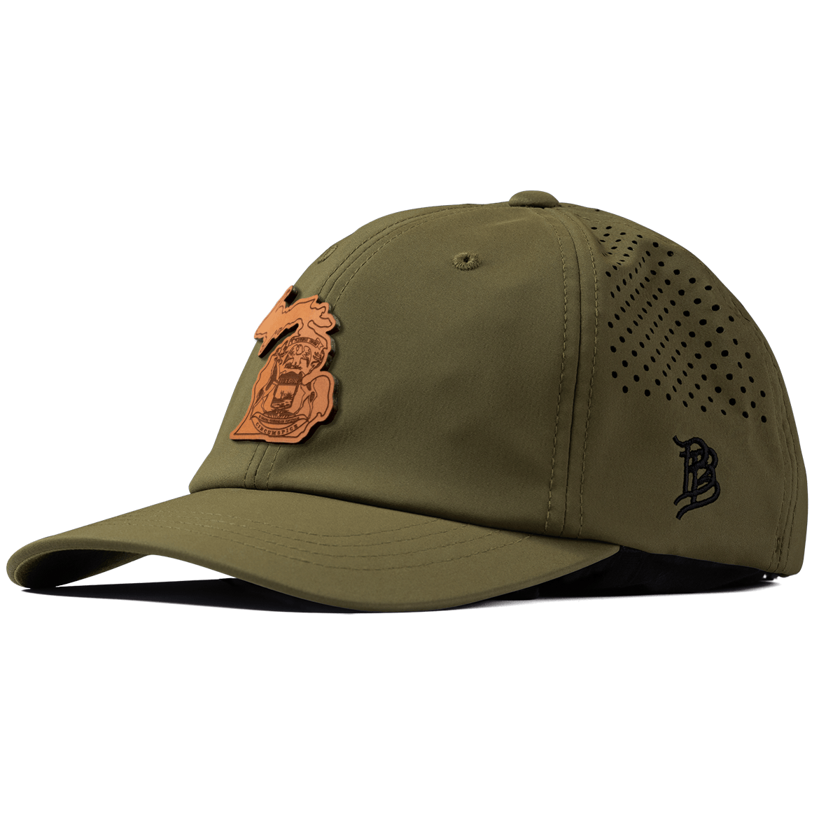 Michigan 26 Performance Dad Hat Loden