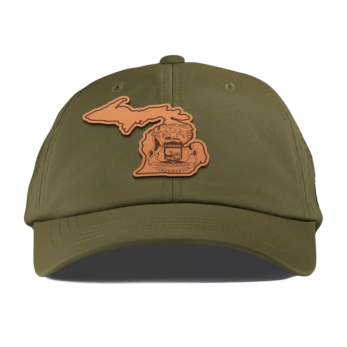 Michigan 26 Performance Dad Hat Loden