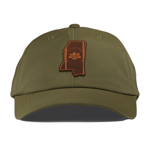 Mississippi 20 Performance Dad Hat Loden