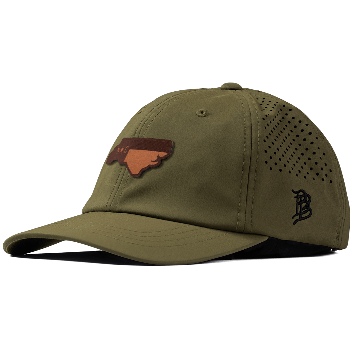 North Carolina 12 Performance Dad Hat Loden