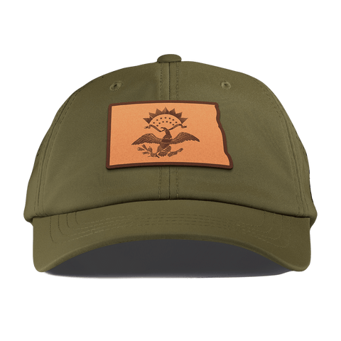 North Dakota 39 Performance Dad Hat Loden
