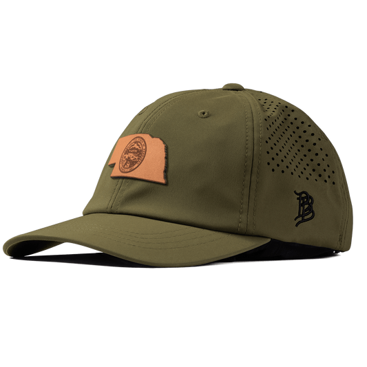 Nebraska 37 Performance Dad Hat Loden