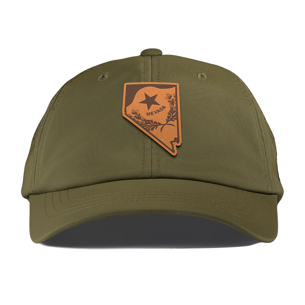 Nevada 36 Performance Dad Hat Loden