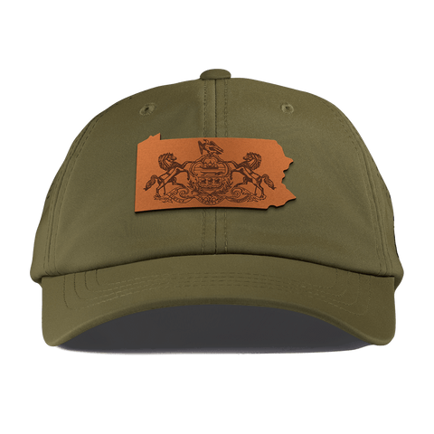 Pennsylvania 2 Performance Dad Hat Loden