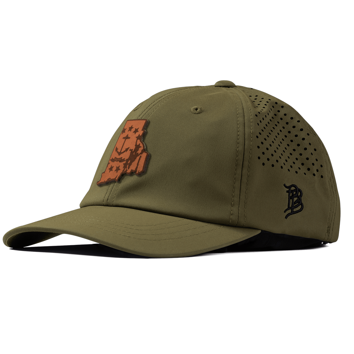 Rhode Island 13 Performance Dad Hat Loden