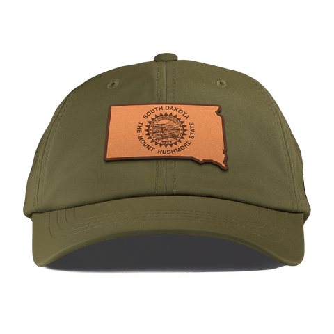 South Dakota 40 Performance Dad Hat Loden