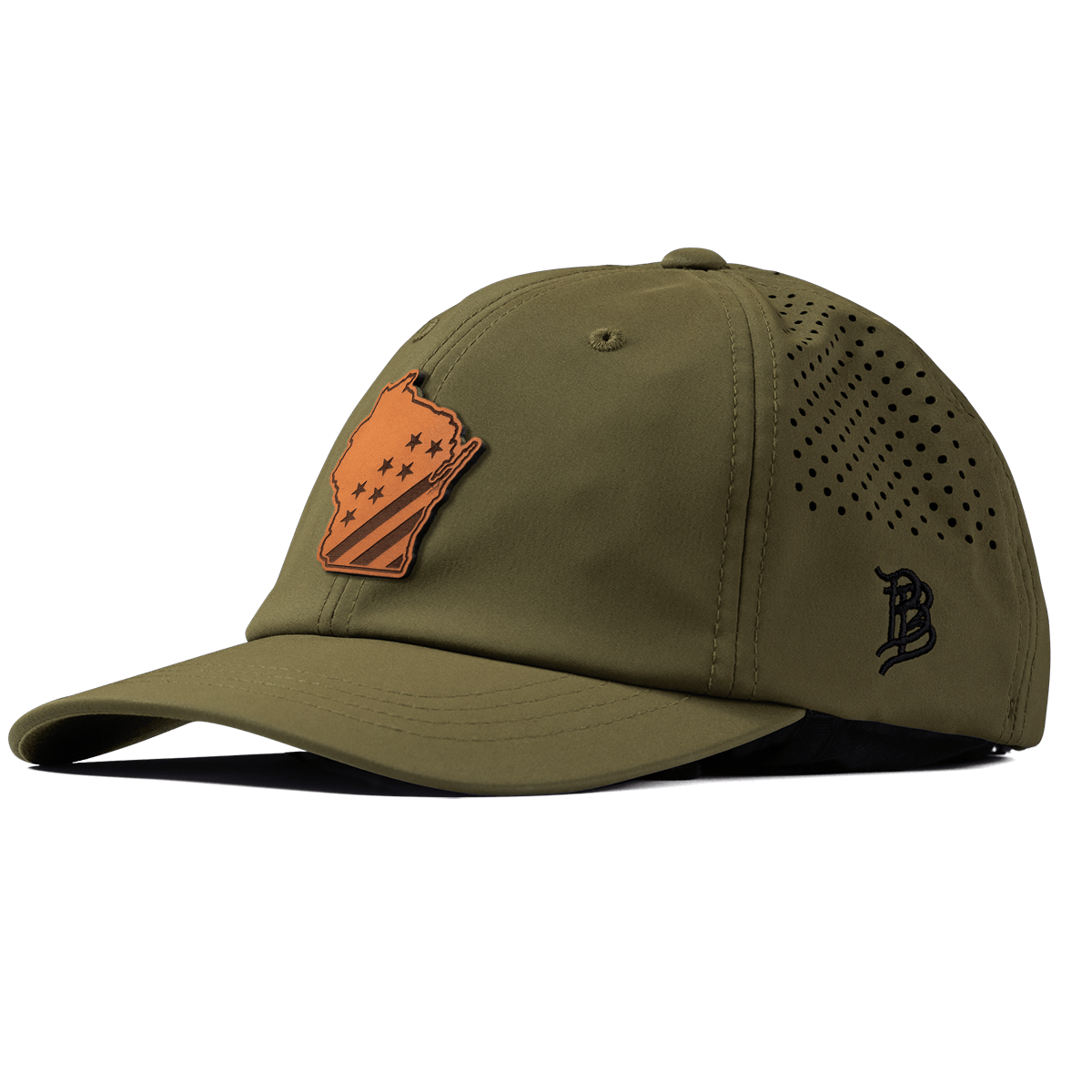 Wisconsin 30 Performance Dad Hat Loden