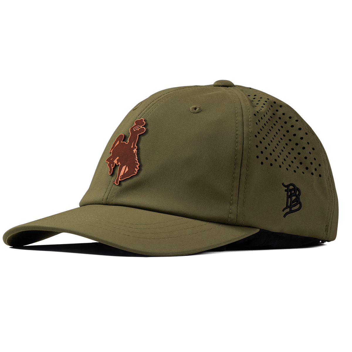 University of Wyoming "Wyoming Cowboy Dark" Performance Dad Hat Loden