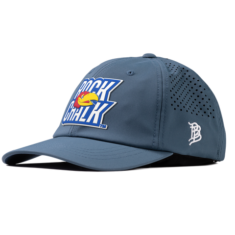 University of Kansas "Kansas Rock Chalk Block" Performance Dad Hat Orion