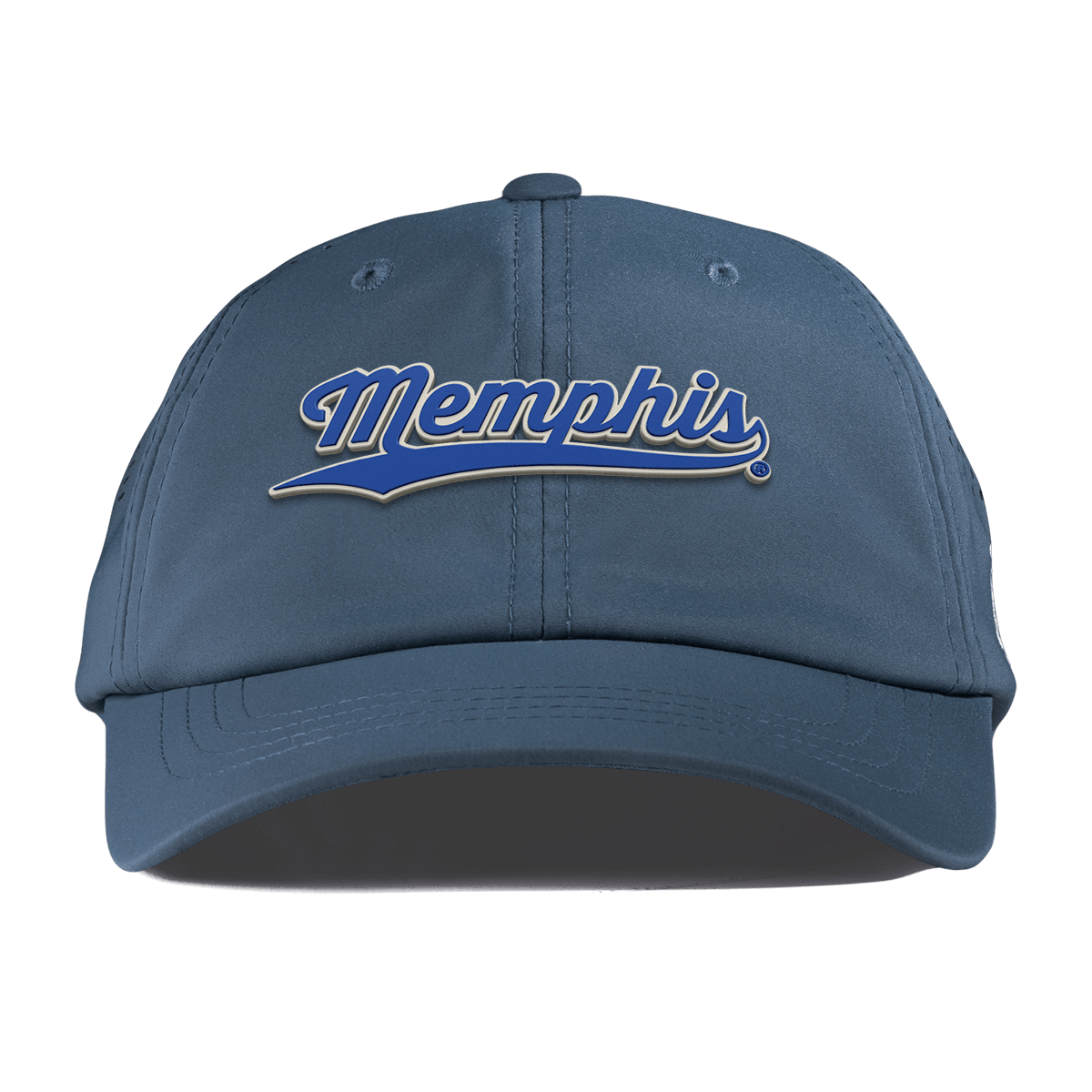 University of Memphis "Memphis Script" Performance Dad Hat Orion