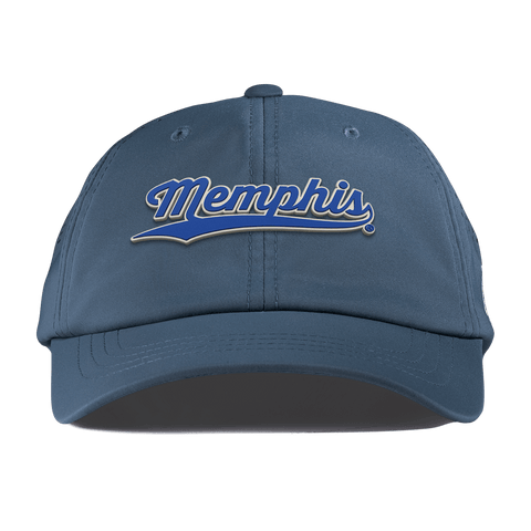 University of Memphis "Memphis Script" Performance Dad Hat Orion