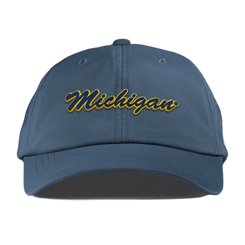 University of Michigan "Michigan Script" Performance Dad Hat Orion