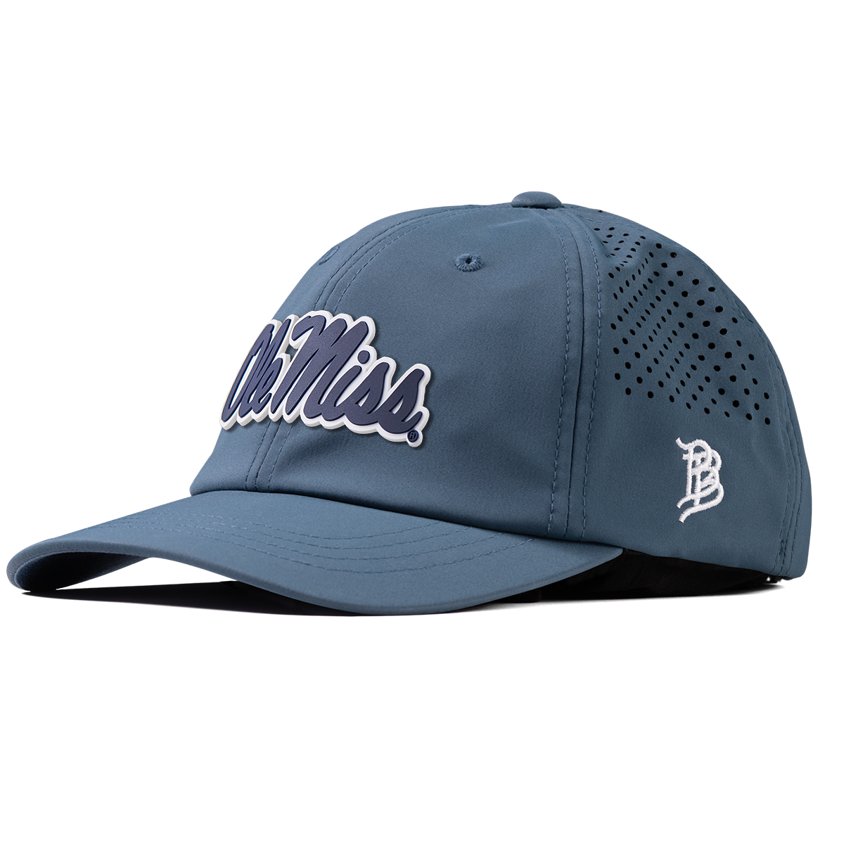 University of Mississippi "Ole Miss Navy Script" Performance Dad Hat Orion