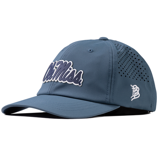 University of Mississippi "Ole Miss Navy Script" Performance Dad Hat Orion