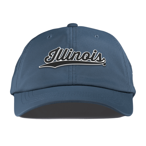 University of Illinois "Vintage Illinois Script" Performance Dad Hat Orion