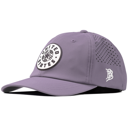 Anthem PVC Performance Dad Hat Purple