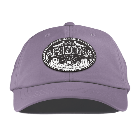 Arizona Traveler Performance Dad Hat Purple