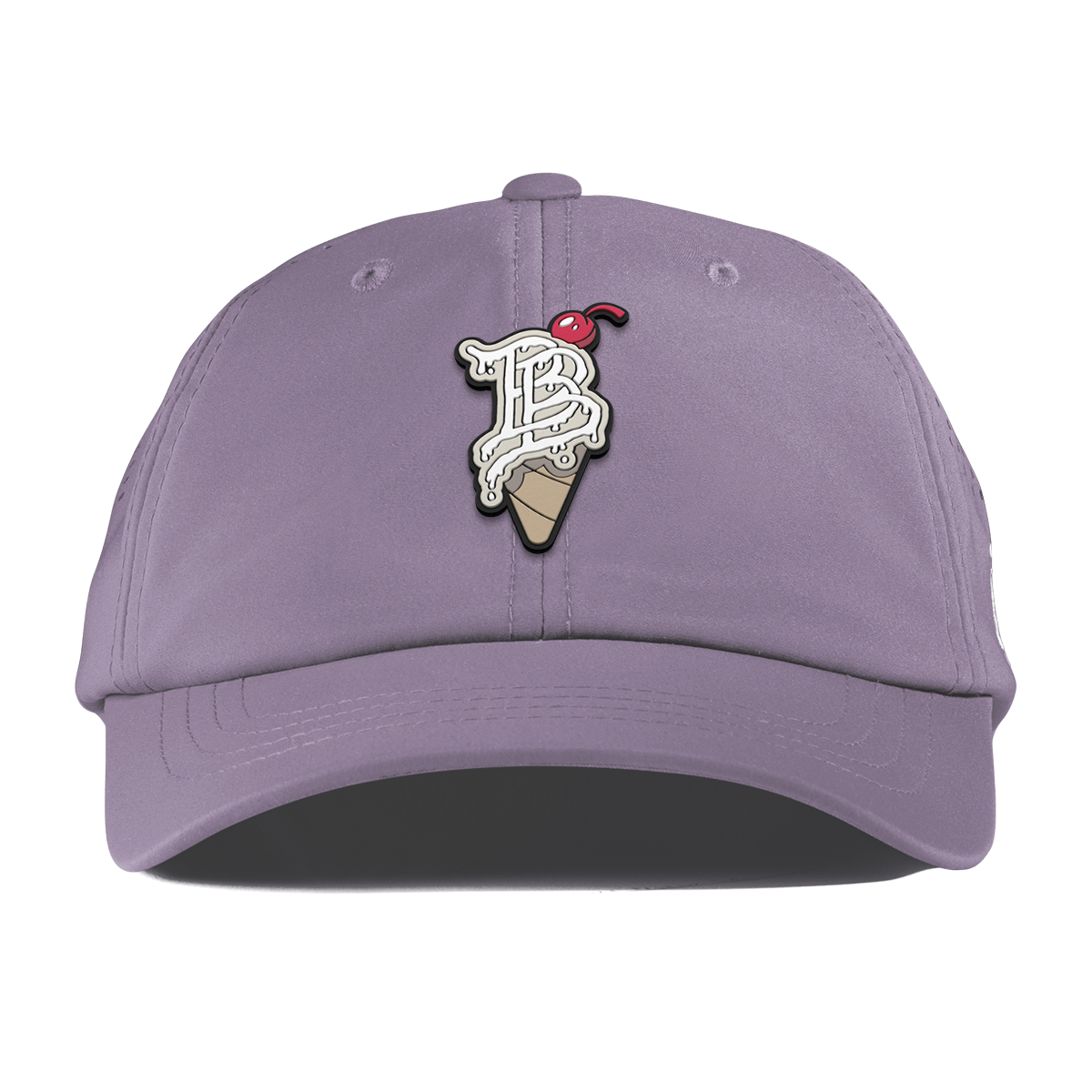 BB Drip Cone Performance Dad Hat Purple