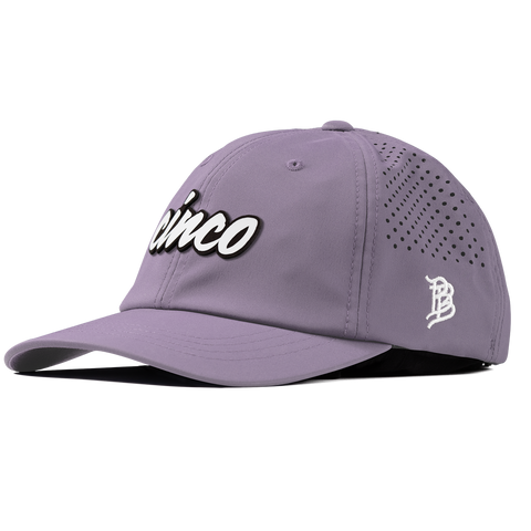 Cinco Script Performance Dad Hat Purple