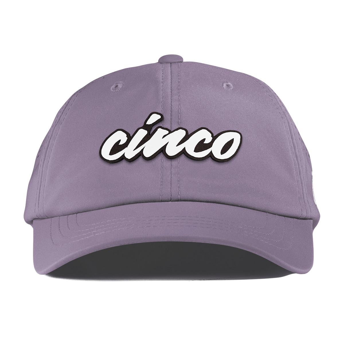 Cinco Script Performance Dad Hat Purple
