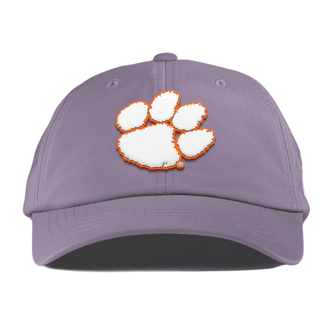 Clemson University "Clemson Tigers Paw" Performance Dad Hat Purple